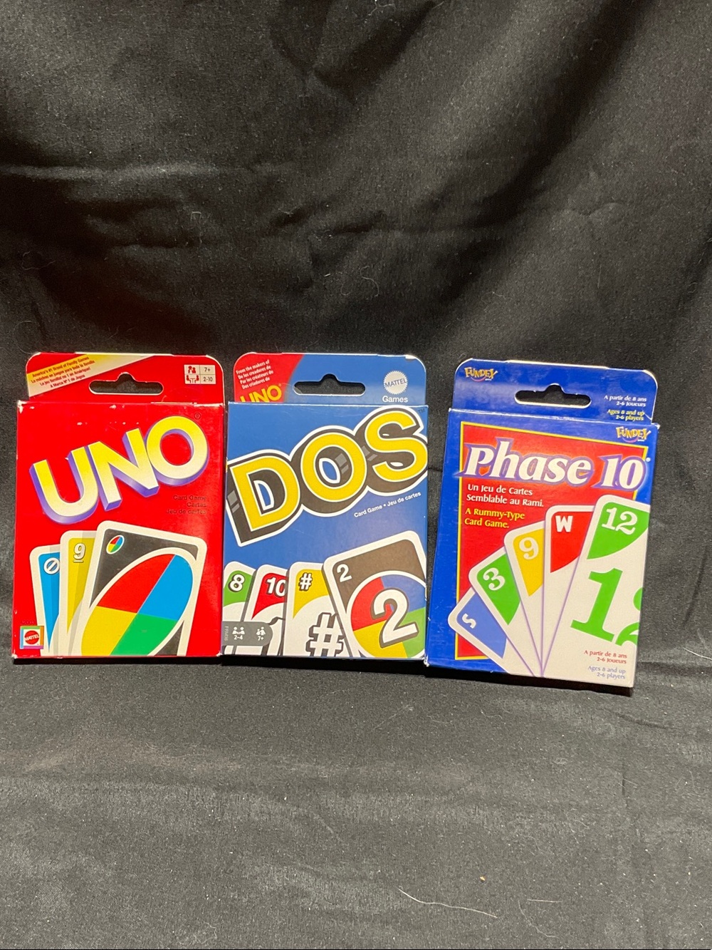 Mattel Card Games.
